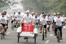 Wow, Pria Ini Berhasil Mengayuh Becak Lintasi 7 Provinsi 