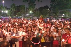 Doa Lintas Agama dan Nyala Lilin di Balai Kota Jelang Sidang Ahok