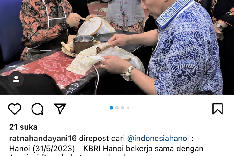 Batik Handayani Geulis di Hanoi