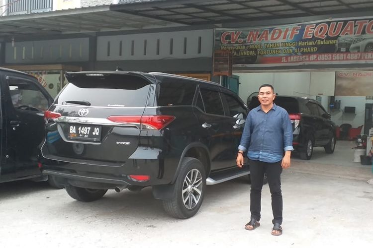 Zulhermanto, pemilik jasa rental mobil Nadhif Equator yang menjadi langganan Presiden Jokowi.