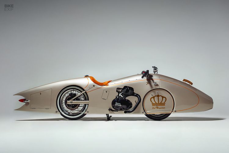 The Kingsman buatan Kingston Custom di Jerman dengan basis Royal Enfield Shotgun 650