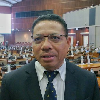 Kepala Pusat Perancangan Undang-Undang Badan Keahlian DPR sekaligus Ketua Tim Kajian, Inosentius Samsul, saat ditemui di Kompleka Parlemen, Senayan, Jakarta, Kamis (29/8/2019).