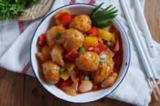 Resep Bola Ayam Udang Asam Manis, Chinese Food Mudah Buatnya 