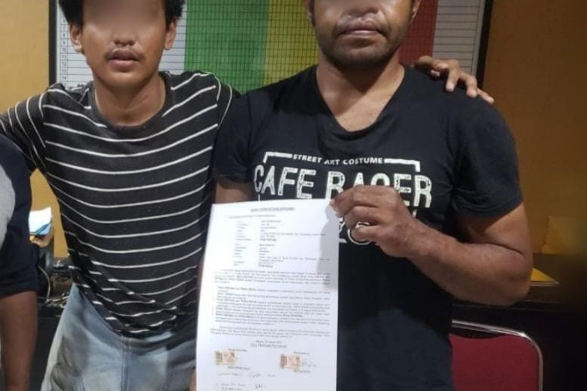 OPF (21) akhirnya mencabut laporan kasus yang menjerat MK (23), pria yang sudah menggoda istrinya dan melakukan penganiayaan terhadap OPF. Keduanya berdamai di Mapolsek Cengkareng pada Kamis (12/1/2023).. 