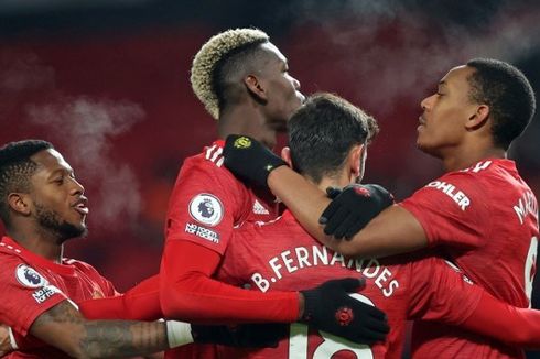 Hasil Man United Vs Villa, Penalti Fernandes Bawa Setan Merah Samai Poin Liverpool di Puncak