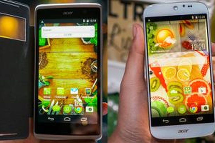 Acer Liquid Z500 (kiri) dan Liquid Jade