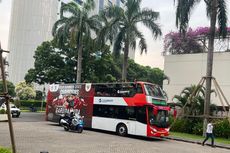 Kirab Juara Atlet SEA Games 2023, Arakan Bus Timnas Tiba di Kemenpora