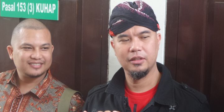 Ahmad Dhani menghadiri sidang kasus ujaran kebencian di PN Jakarta Selatan, Senin (20/8/2018).