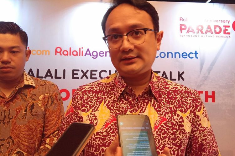 Wakil Menteri Perdagangan Jerry Sambuaga usai menghadiri acara Ralali.com di Jakarta, Kamis (28/7/2022).