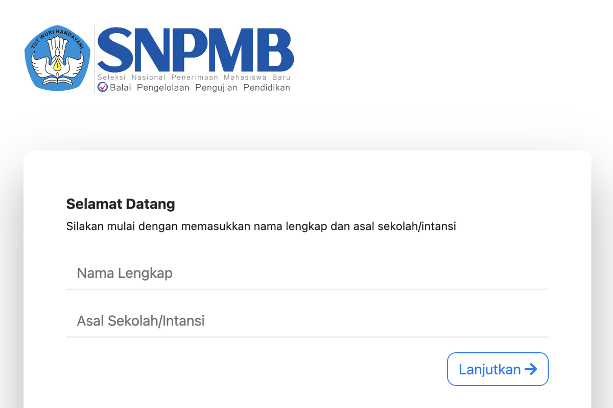 Link simulasi soal UTBK SNBT 2024.