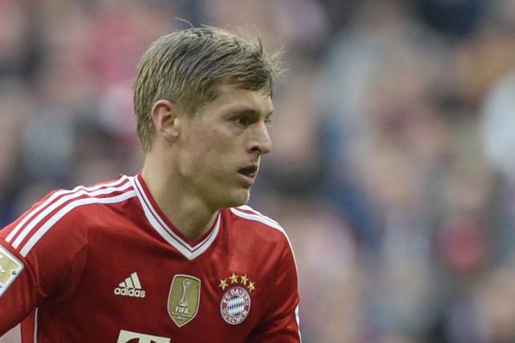 Gelandang Bayern Muenchen, Toni Kroos.