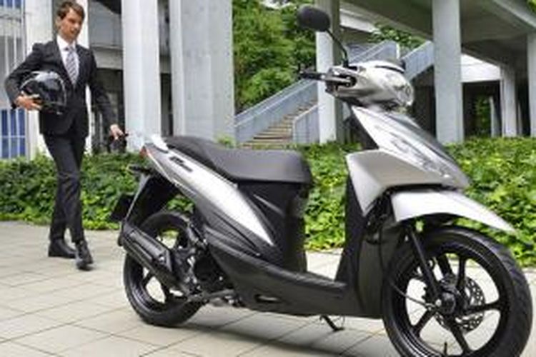 Suzuki Addres yang akan menjadi skutik baru Suzuki berkapasitas 110cc.