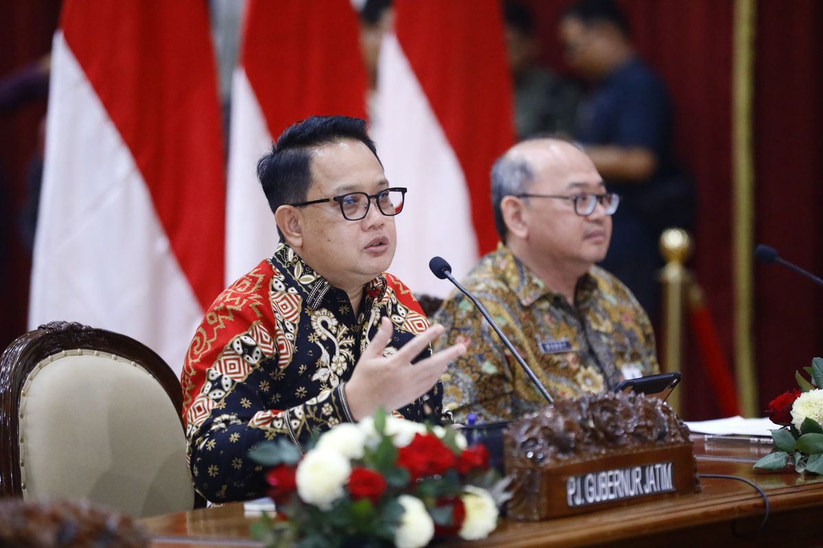 Pj Gubernur Jatim Adhy Karyono