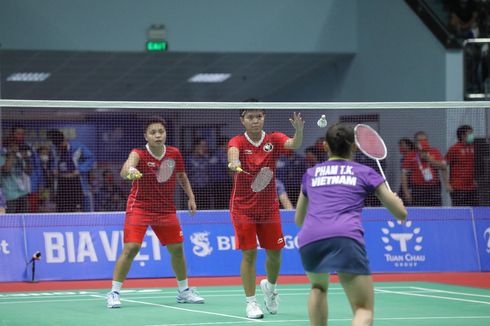 Bulu Tangkis SEA Games 2021: Kata Apriyani/Siti Usai Menang di Laga Debut