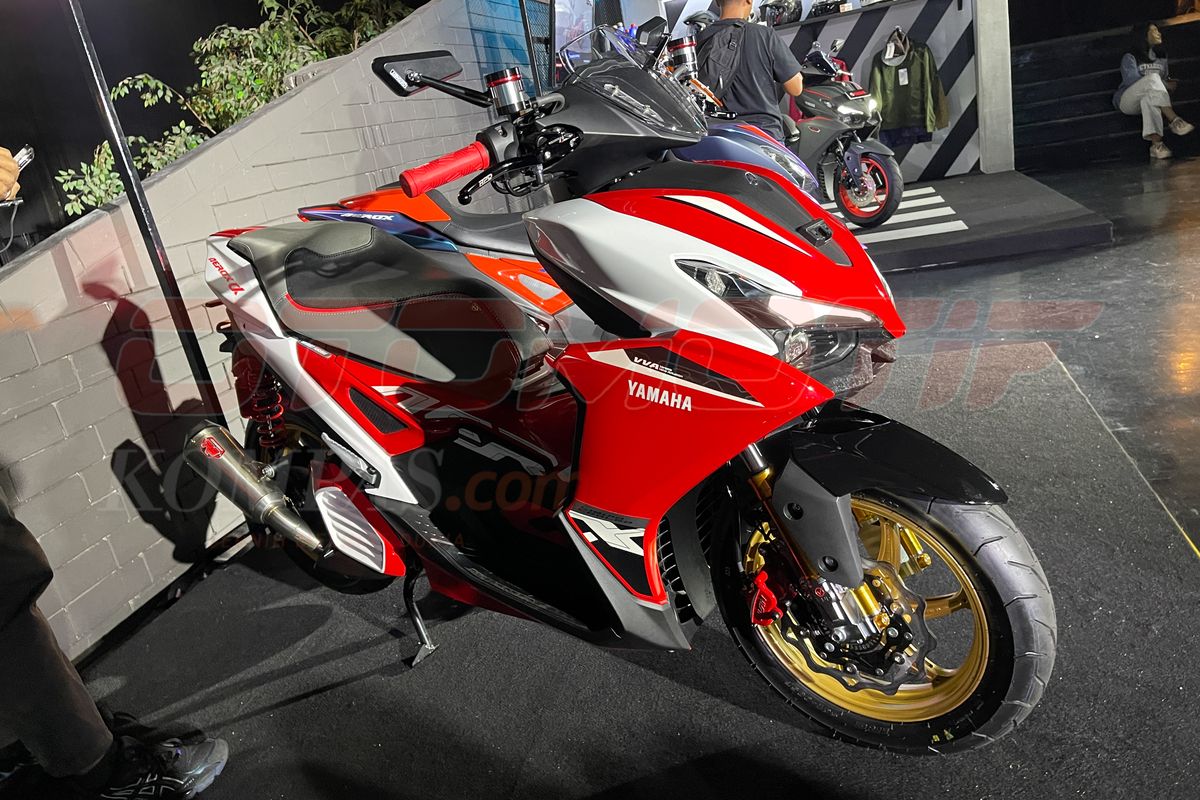 Modifikasi Yamaha Aerox Alpha dana pelajar