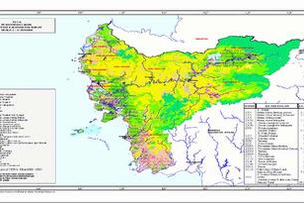 Peta Kalimantan Barat