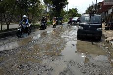 Jelang Penerapan Ganjil-Genap, Jalan Arteri Kota Bekasi Diperbaiki