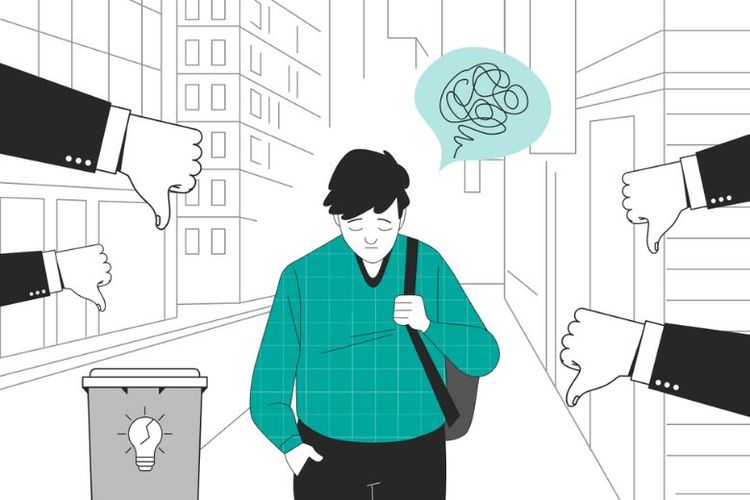 Ilustrasi: Gangguan kesehatan mental akan mengakibatkan menurunnya performa bekerja dan produktivitas seseorang. 