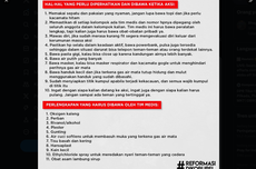 Mau Ikut Aksi #KawalPutusanMK? Ini yang Perlu Dibawa dan Diperhatikan