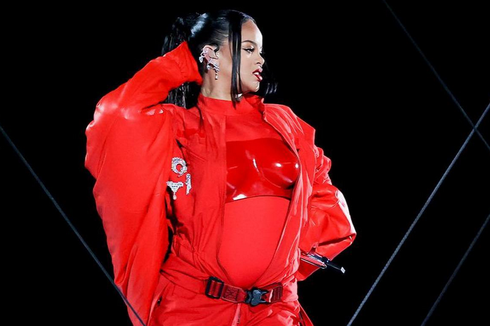 Epik, Rihanna Umumkan Kehamilan Kedua di Super Bowl 2023