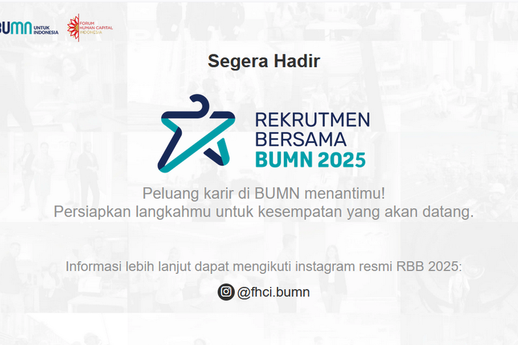 Link Pendaftaran Rekrutmen Bersama BUMN 2025, Klik rekrutmenbersama2025.fhcibumn.id