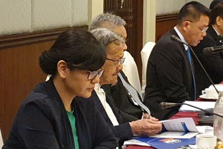 Sekretaris Jenderal PSSI, Ratu Tisha Destria, saat menghadiri Rapat Dewan AFF ke-3, di Pattaya, Thailand, Selasa (27/8/2019) pagi ini.