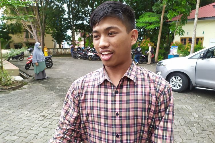 Agung Pratama Dharma, mahasiswa yang menjadi Calon Jemaah Haji termuda dari Tanjungpinang.