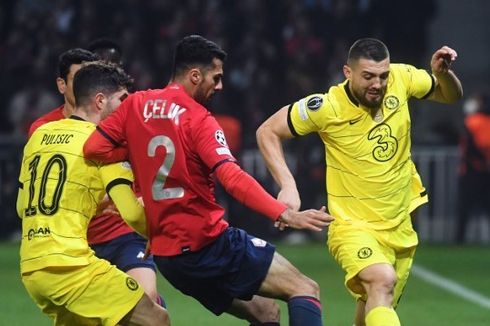 Babak Pertama Lille Vs Chelsea: Pulisic Cetak Gol Injury Time, Skor 1-1