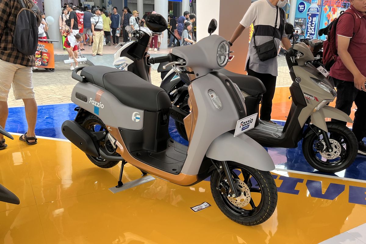 Yamaha Fazzio facelift di ajang Jakarta Fair 2025.