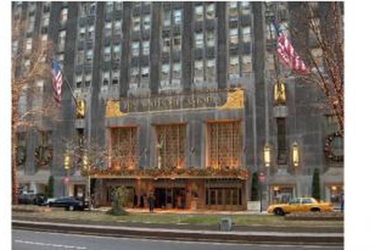 Hotel Waldorf Astoria, New York, Amerika Serikat.