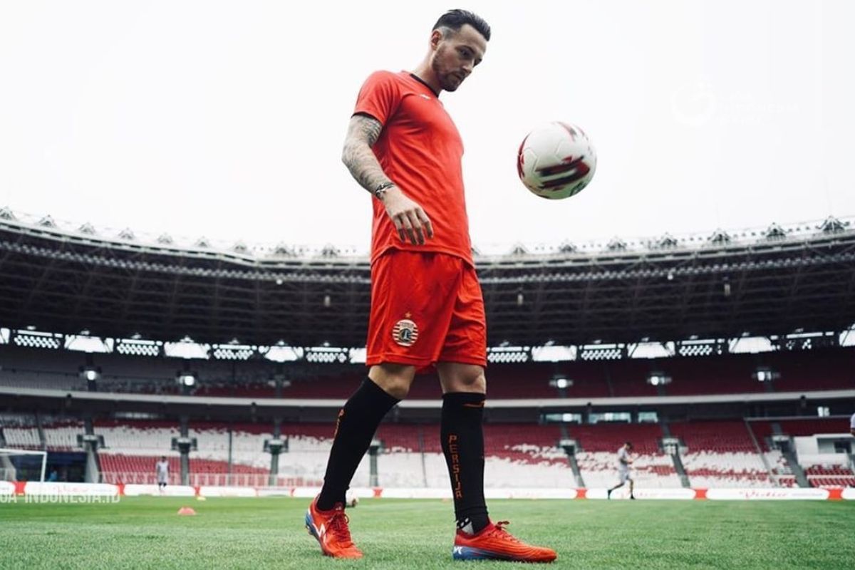 Gelandang Persija Jakarta, Marc Klok.