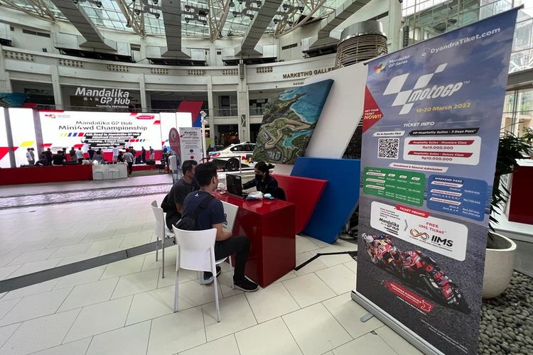 Penjualan tiket MotoGP Indonesia di Mandalika GP Hub