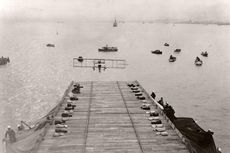 18 Januari 1911, Pesawat Lepas Landas dan Mendarat di Kapal Laut Kali Pertama