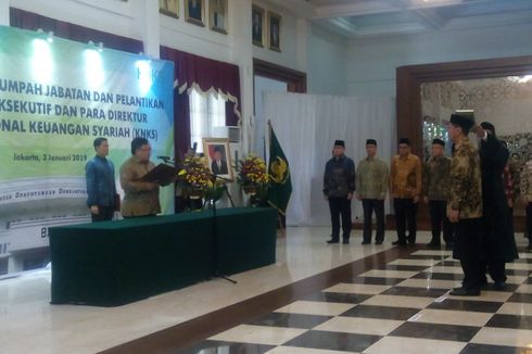 Kepala Bappenas Lantik Pejabat Komite Nasional Keuangan Syariah