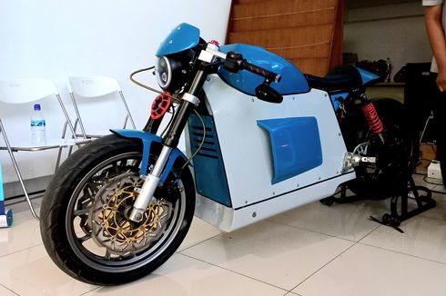 Motor Listrik Bergaya Cafe Racer Buatan WDP, Habiskan Rp 50 Juta