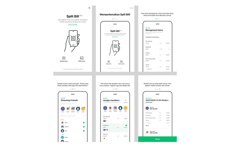 Fitur Line SplitBill tutup permanen 30 Juli 2025.