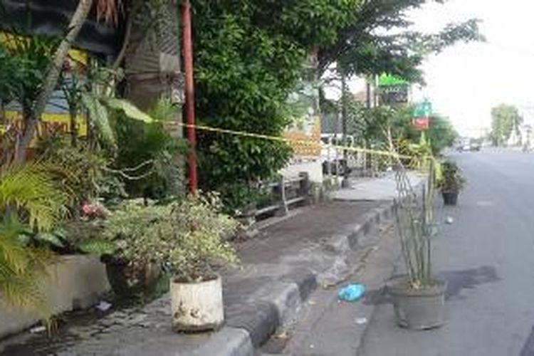 Lokasi bentrokan(TKP ke-2) Jalan Teuku Umar Denpasar 