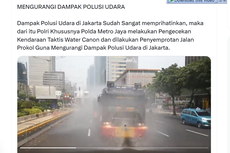 Penyemprotan Air ke Jalan untuk Kurangi Polusi Jakarta, Epidemiolog: Tidak Ada Manfaatnya
