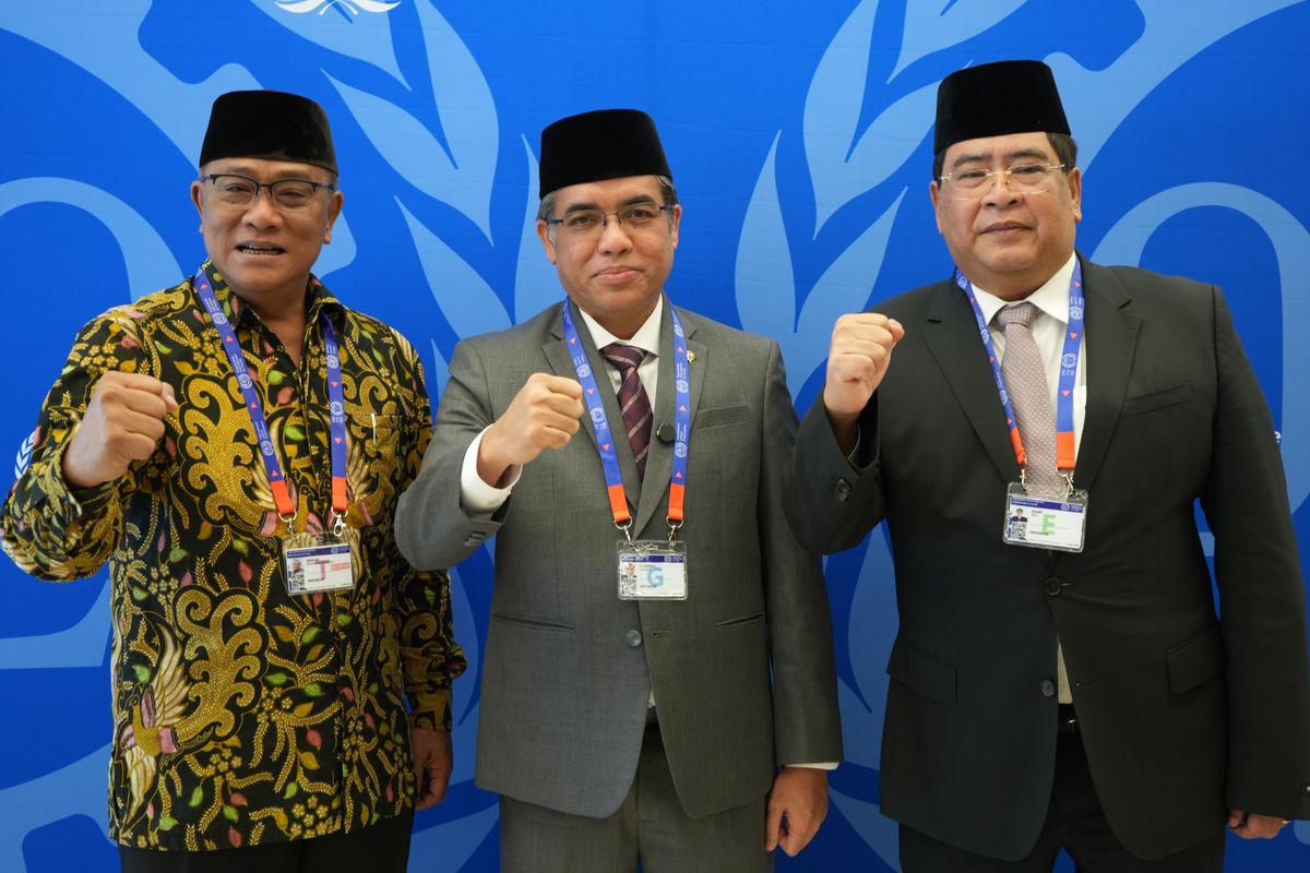 Menaker RI Yassierli menghadiri penutupan Konferensi Perburuhan Internasional Sesi ke-113 yang diselenggarakan oleh International Labour Organization (ILO) di Jenewa, Swiss, Jumat (13/6/2025). 