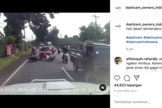 Viral Video Tiga Motor Kecelakaan, Ingat Lagi Cara Aman Menyalip