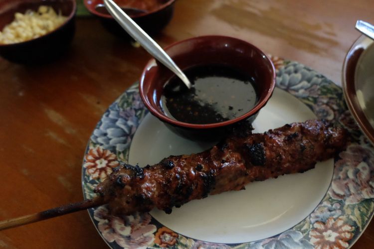 Sate gebug di Malang.