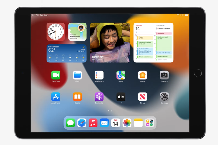 Ilustrasi Apple iPad 2021