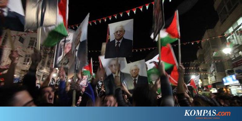 Warga Palestina Gegap Gempita Sambut Kemenangan