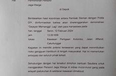 Beredar Surat Permohonan Personel "Jaga Warga" Saat Aksi Gejayan Memanggil, Ini Penjelasan Pemkab Sleman