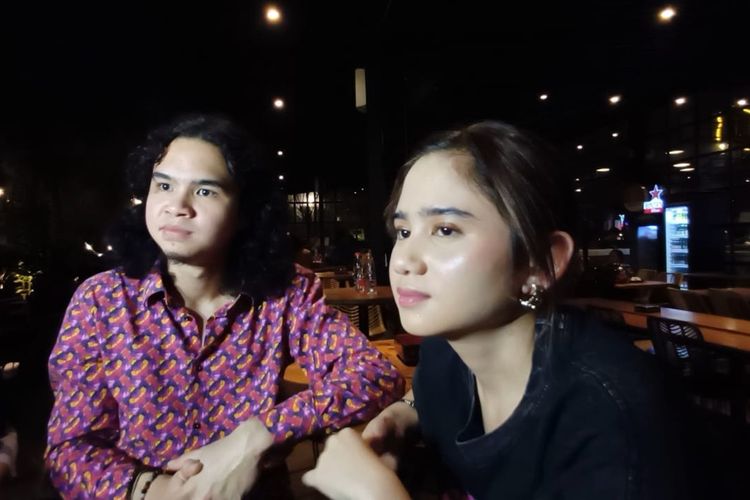 Dul Jaelani dan Tissa Biani saat ditemui di kawasan Kalibata, Jakarta Selatan, Rabu (12/7/2023). 