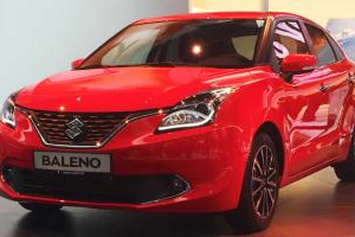 Penampilan Suzuki Baleno hatchback di Frankfurt Motor Show 2015.