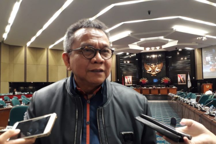 Ketua DPD Partai Gerindra DKI Jakarta Mohamad Taufik di Gedung DPRD DKI Jakarta, Jalan Kebon Sirih, Jakarta Pusat, Rabu (14/11/2018).