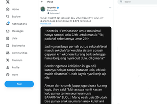 Masuk PTN Dibatasi Maksimal Usia 22 Tahun, Kemendikbud: Mempertimbangkan Keadilan Akses Peserta