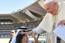 Tempuh Jarak 13.000 Km, Bocah Kolombia Ini Berikan Surat kepada Paus Fransiskus