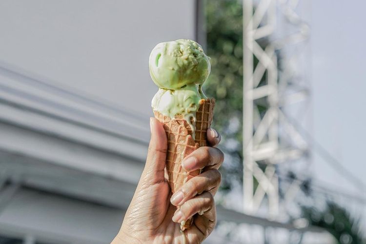 Milk by Artemy gelato in Yogyakarta.